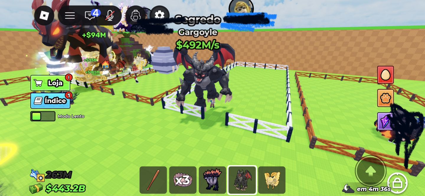 Conta Roblox ROUBE UM OVO com pets ops
