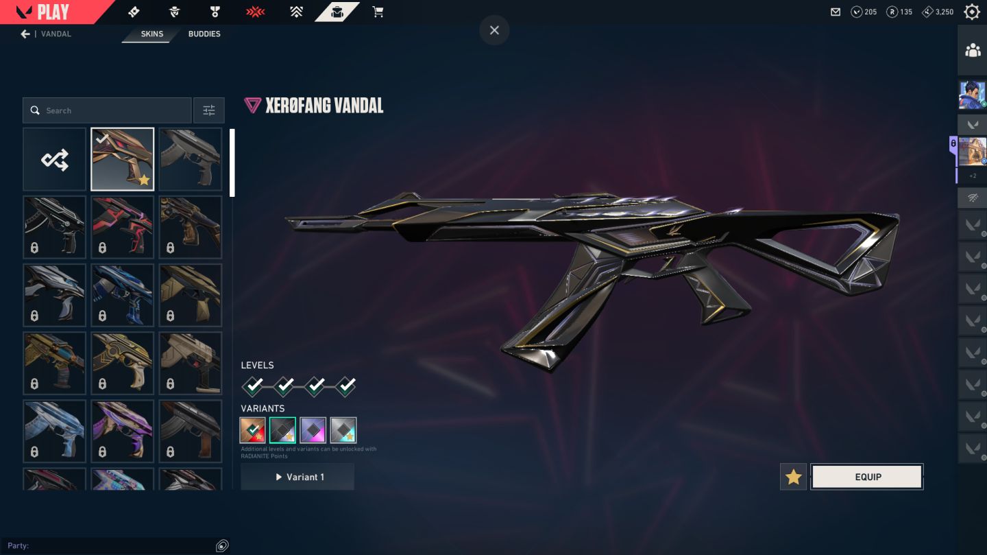 CONTA VALORANT COM SKINS EXCLUSIVAS XEROFANG, BLASTX, ION E MAIS!