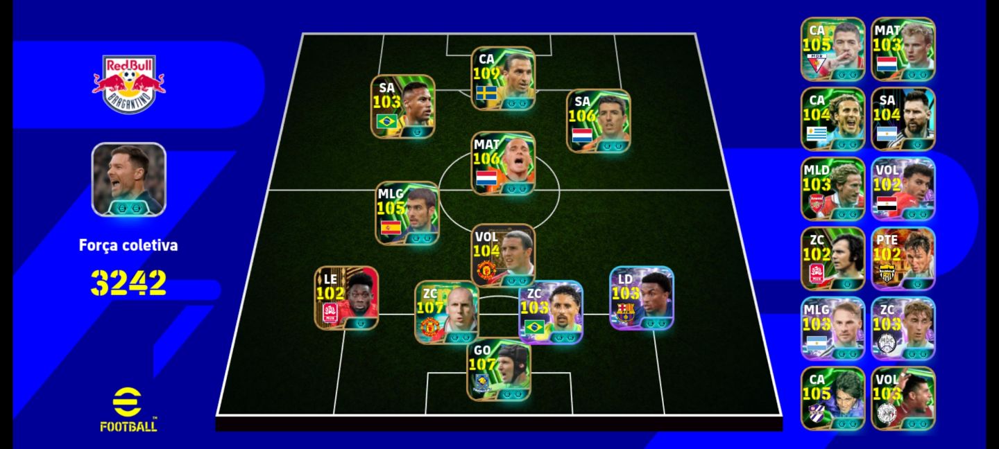 CONTA DE EFOOTBALL COM NEYMAR E IBRA