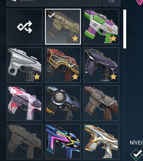 Conta valorant com Vandal champion 2025, faca Vct 2026 e varias outras skins