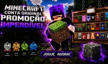 CONTAS MINECRAFT ORIGINAL FA (MELHOR PREÇO!) + VIPS HYPIXEL