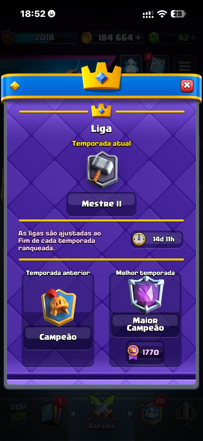 CONTA CLASH ROYAL FULLL TOPADA !