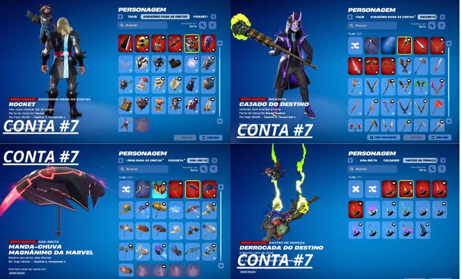 FORTNITE SKINS RARAS - PREÇO DE LIQUIDAÇÃO - ENTREGA AUTOMATICA