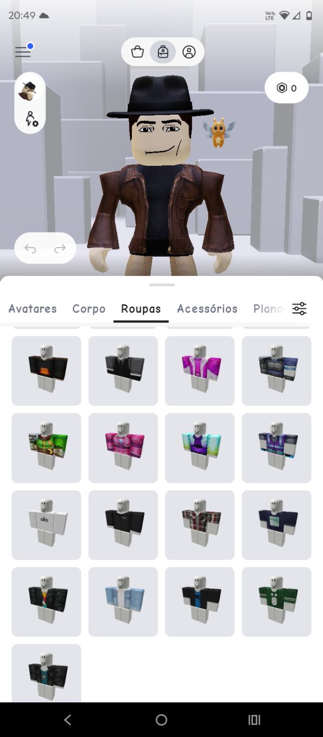 Conta Roblox Completa: Roupas 3D, Cabelos, Corpos, Acessórios e Emotes!