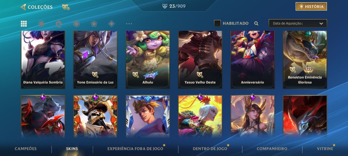 Conta Wild Rift, com skins de zed, Yone e muito mais!