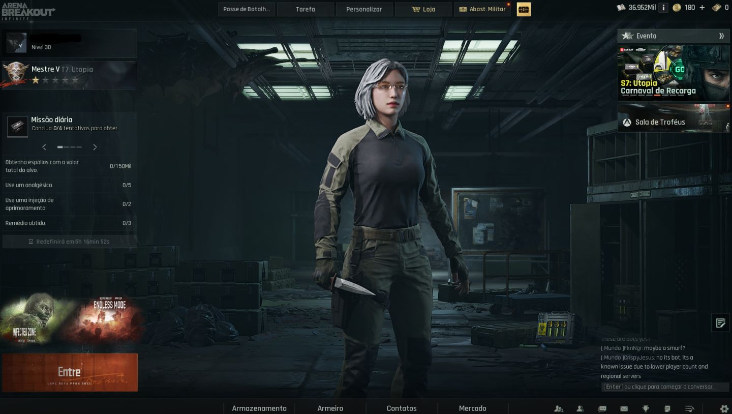 CONTA ARENA BREAKOUT PC - 50M STASH E 36M em KOENS