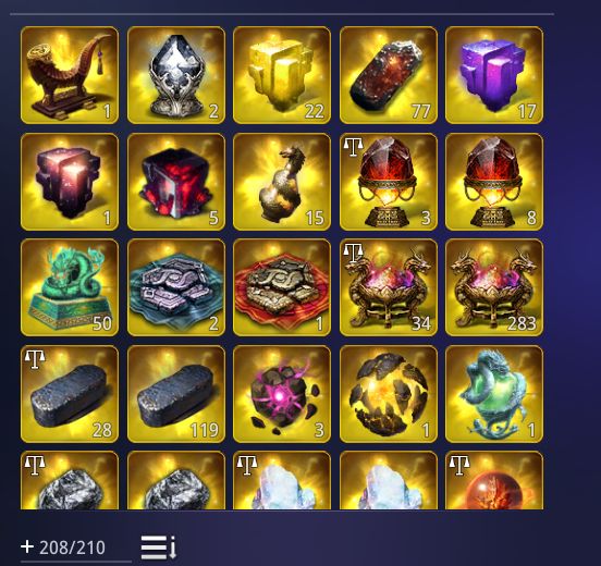 Conta Mir4 Maga LV 124 Elementalista 210k PW 3 Pets lendários