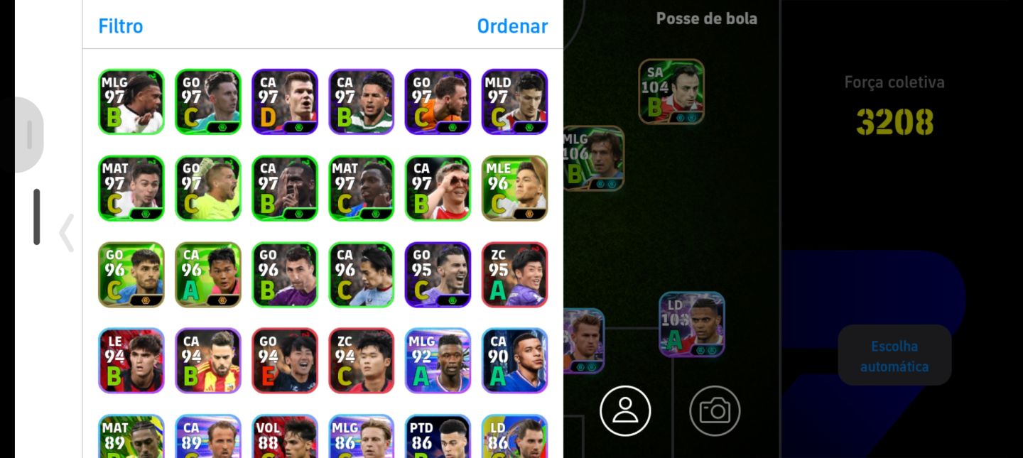 CONTA EFOOTBALL 3208 DE FORÇA COLETIVA CRISTIANO RONALDO BIG TIME