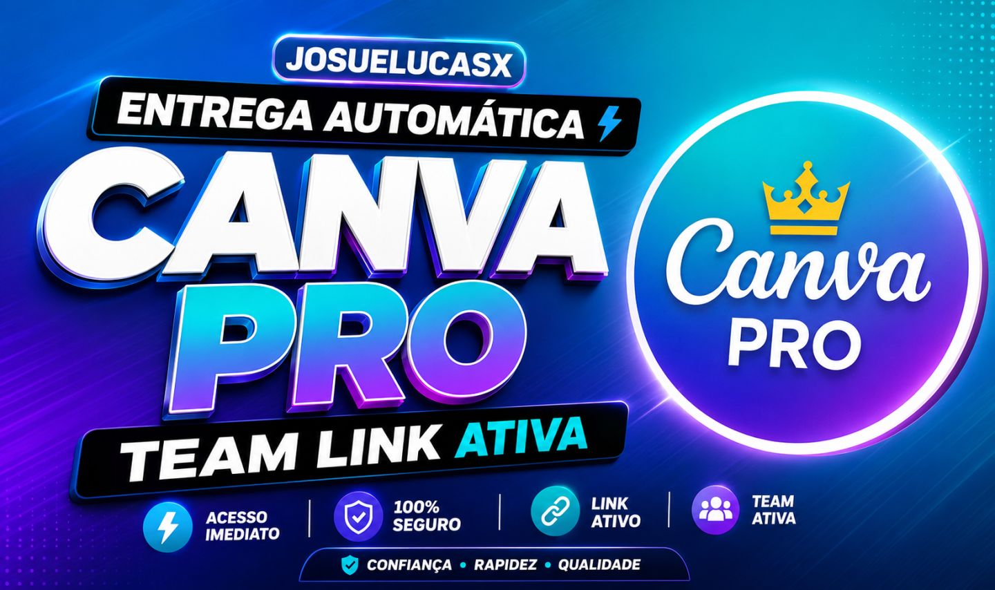 CANVA PRO PROMOÇÃO RELÂPAGO + BRINDE | 30 DIAS + ENTREGA AUTOMÁTICA