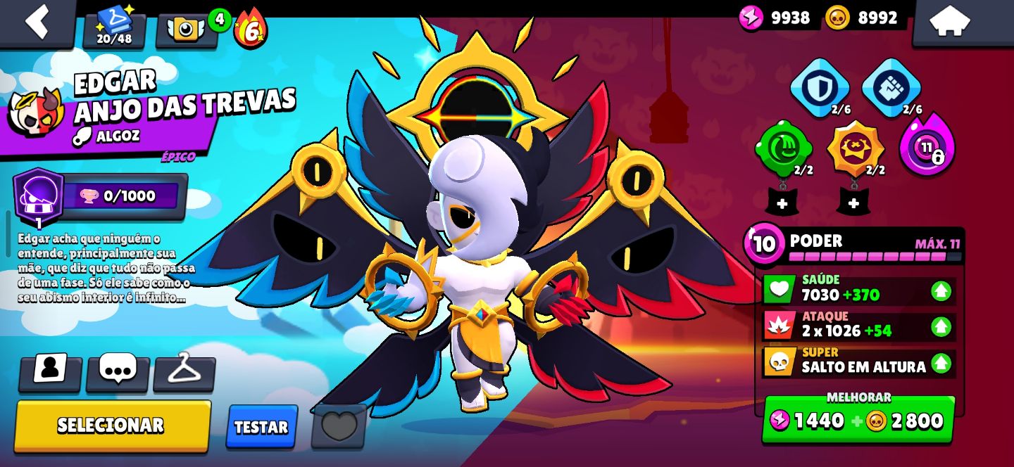 CONTA BRAWL STARS COM 16.485 TROFÉUS | 47 BRAWLERS | 80 GEMAS | 9K MOEDAS | ETC