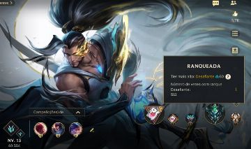 CONTA WILD RIFT EX CHALLENGER 180 SKINS + YASUO E JARVAN CALIGRAFIA TODOS CHAMP
