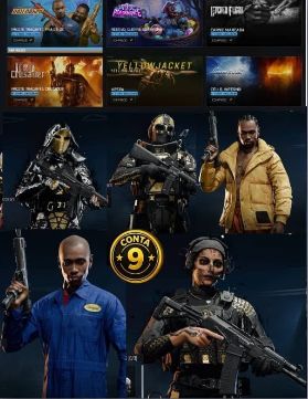 CONTAS WARZONE - CONTA bO7 - CONTA SINGULARIDADE - CONTAS NOVAS BO7 BLACK OPS 7