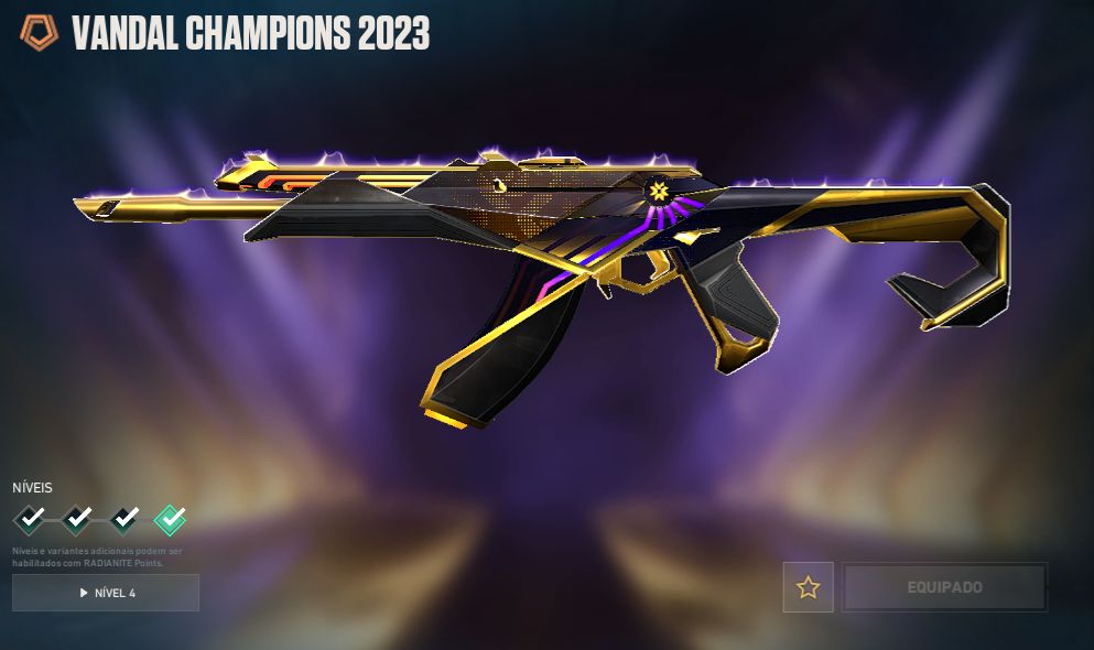 CONTA VALORANT COM CHAMPIONS