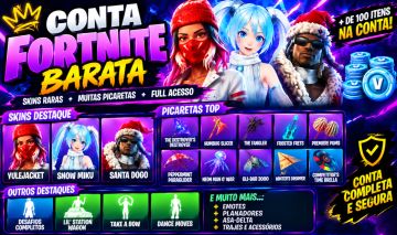 CONTA FORTNITE BARATA - FULL ACESSO - ENTREGA IMEDIATA