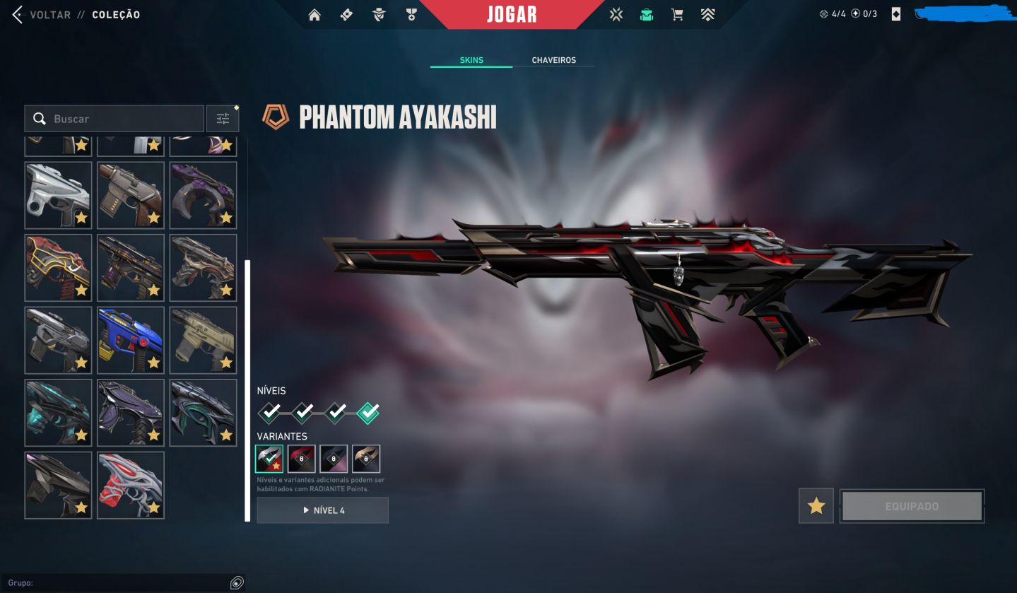 PRA SAIR LOGO Conta Valorant Full Skins Champions ( exceto 2022 )