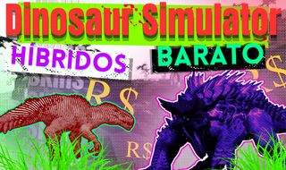 DINOSAUR SIMULATOR (DS) BARATO! | +HÍBRIDOS E SKINS (Albino/Mega)