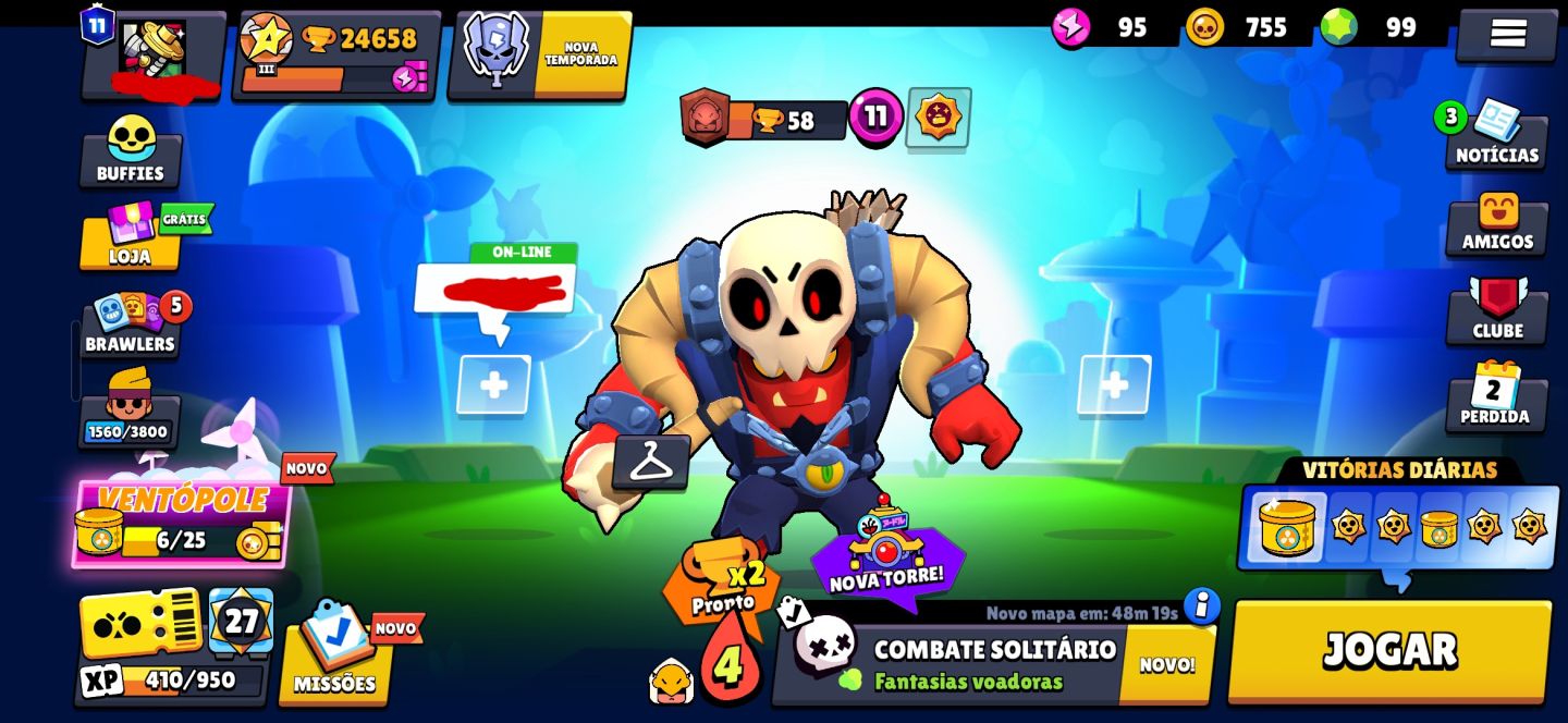 CONTA BRAWL A VENDA 24K DE TROFÉUS