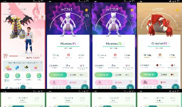 POKÉMON GO LV 30 | 2 Mewtwo | 16 LENDÁRIOS + 3 SHINY + T902