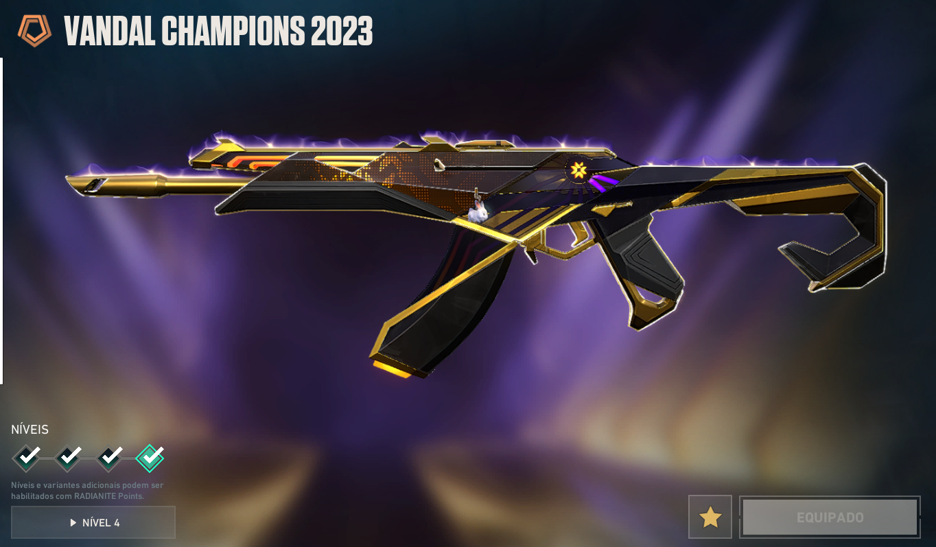 CONTA VALORANT PREMIUM - IMORTAL 3 PEAK (VANDAL CHAMPIONS 23 + LOCK//IN)