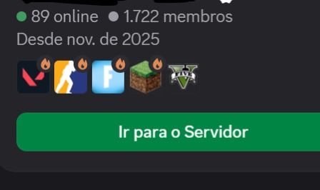 Servidor Discord com +2.000 Membros Ativos