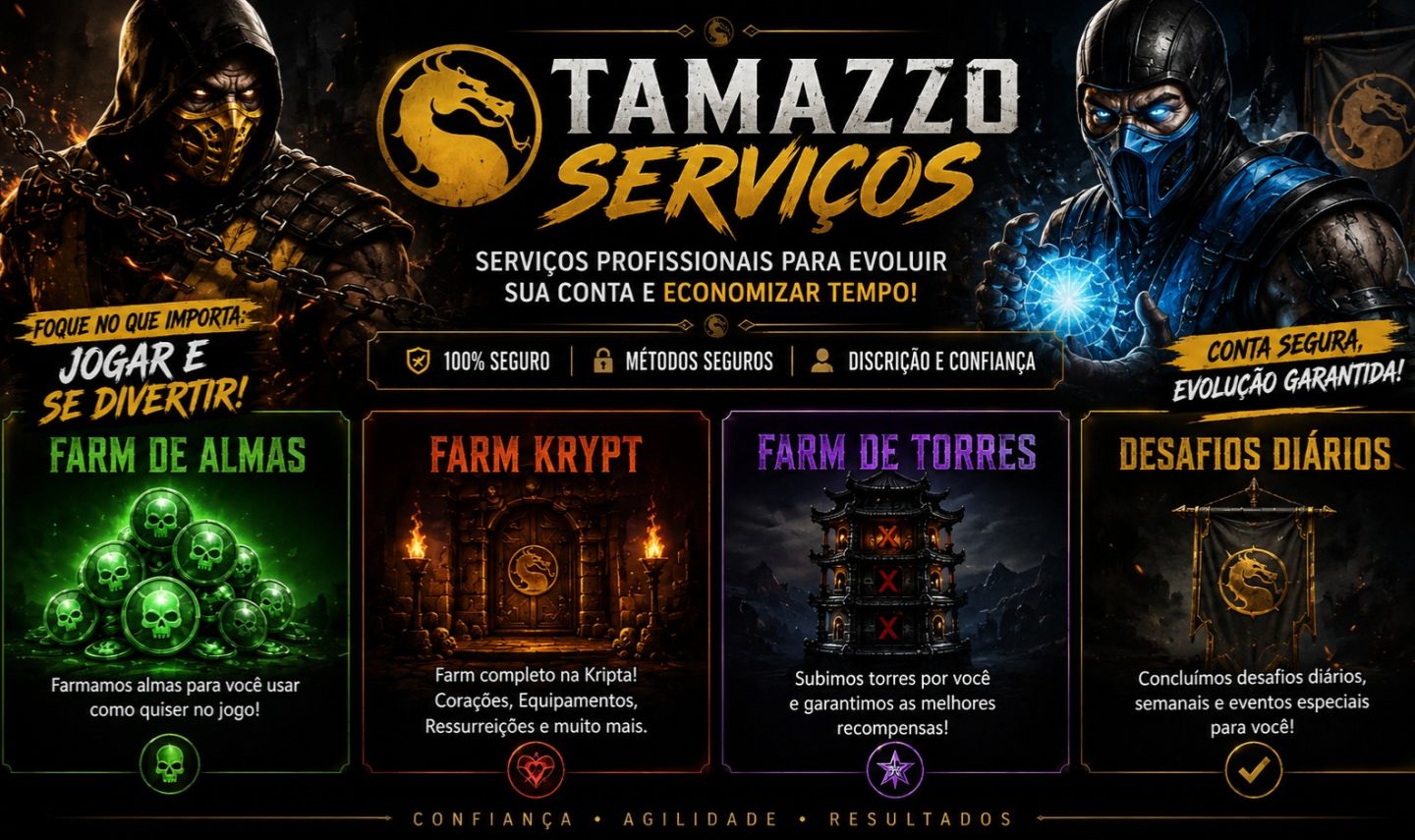 |SERVIÇOS PREMIUM| Mortal Kombat Mobile, MKM