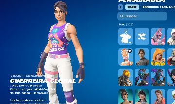 Conta fortnite : com skins raras world cup minty etc - 329 skins