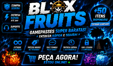 GAMEPASS BLOX FRUITS BARATO, RAPIDO E SEGURO!