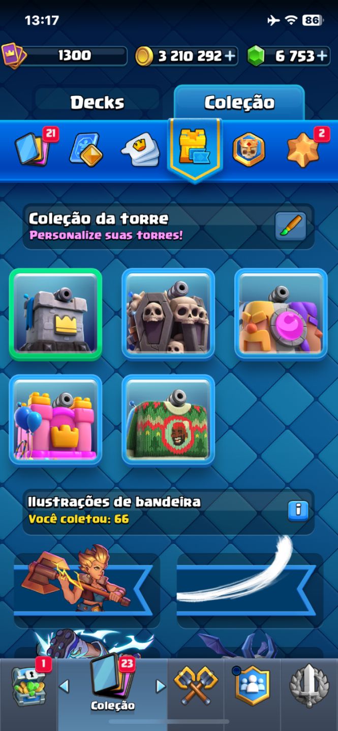 CONTA CLASH ROYALE 11.377 TROFÉUS | NÍVEL 15 | MUITOS RECURSOS