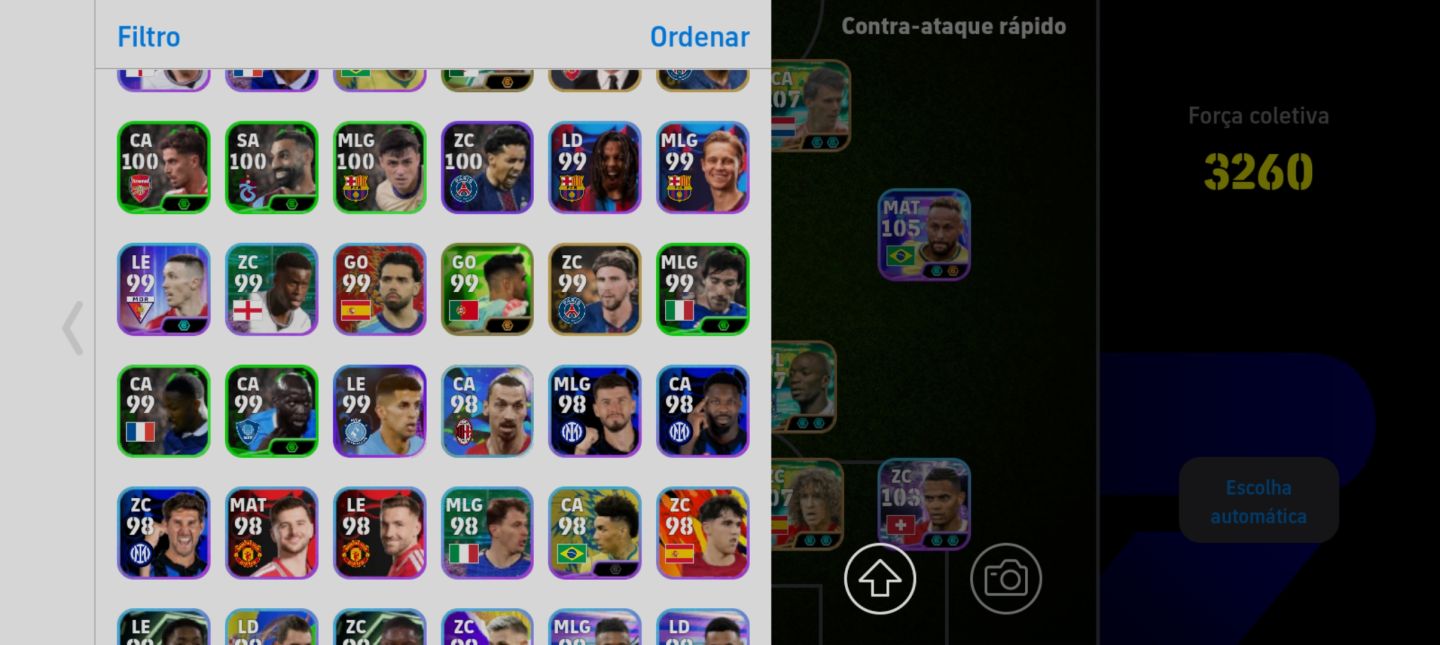 Conta com Del Piero big time, 3260 de força, ler descrição