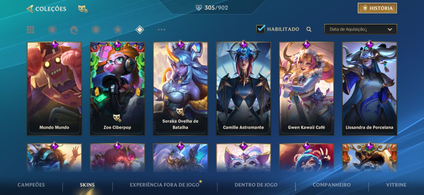 Conta de Wild Rift - Focada em Mid, Sup e Adc