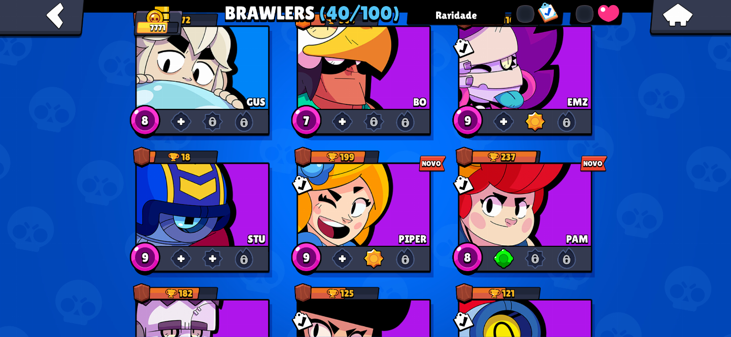 CONTA DE BRAWL PARA RAPIDINHO