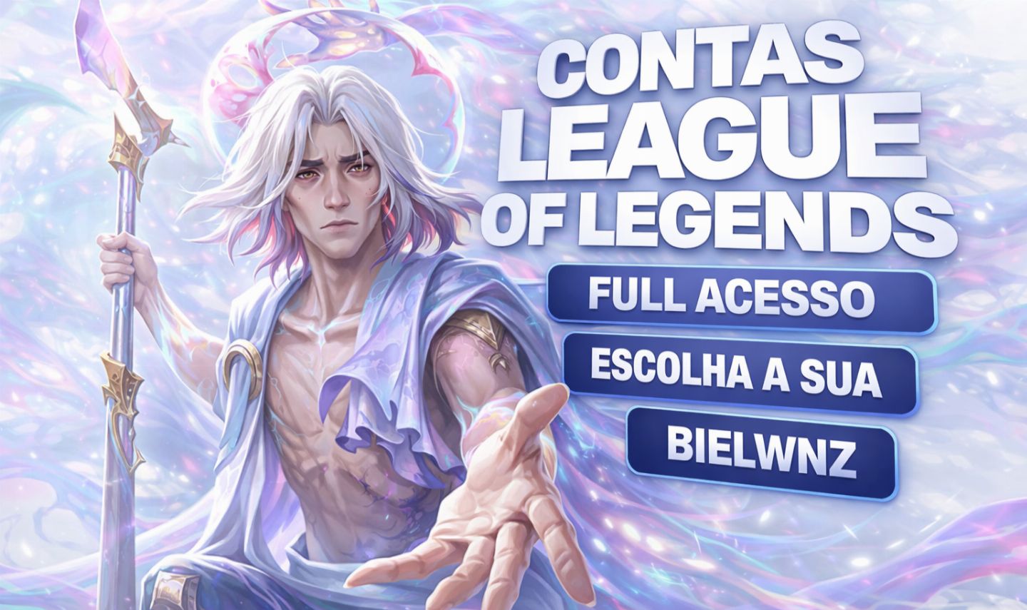 CONTAS SMURFS DE LEAGUE OF LEGENDS LEVEL 30 + ESCOLHA DE SKIN [FULL ACESSO]