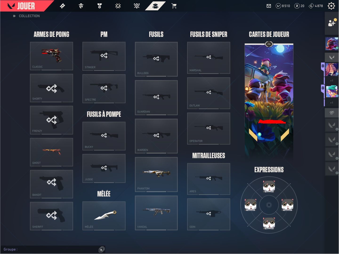 CONTA SMURF VALORANT LV26 DIAMANTE 3 COM 800 REAIS GASTOS ( TRACKER AZUL )