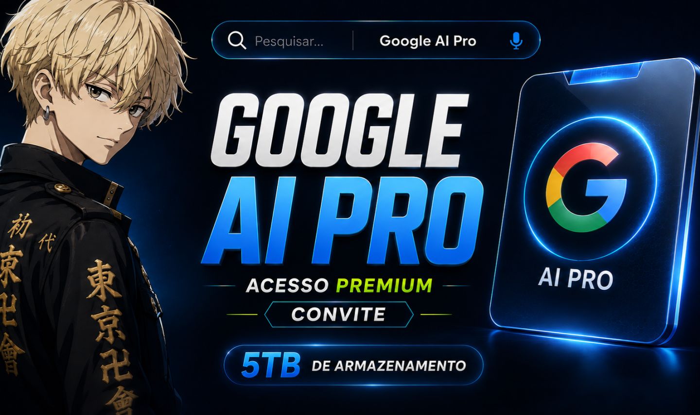 Google AI Pro | 1000 CRÉDITOS FLOW | ACESSO PREMIUM | CONVITE