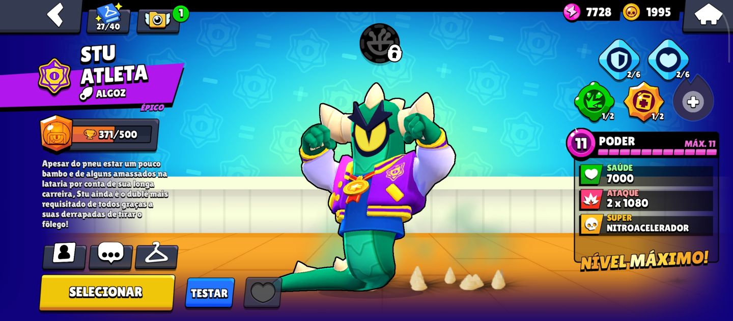 Vende se conta de Brawl Stars, bem gemada, com várias skins, mais de 10 passes.