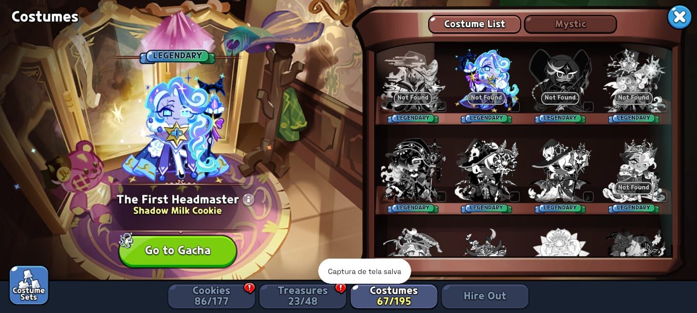 Conta cookie run, serve Dark cacao, iniciante, bastante coisa para explorar