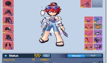 Conta de Grand Chase com todos itens do Meta atual
