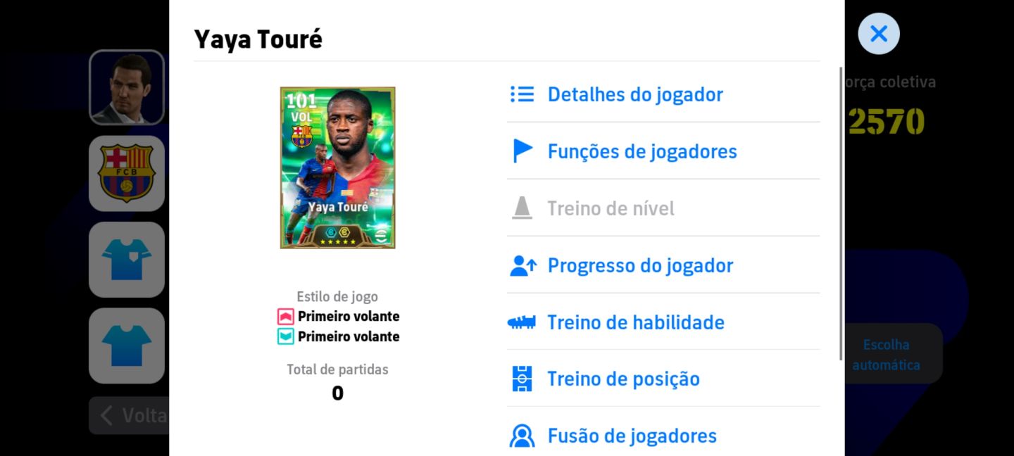 Conta pra inicia yaya touré