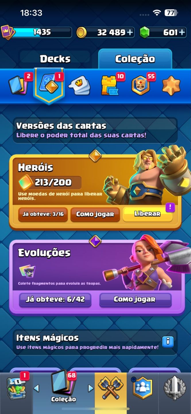 CONTA CLASH ROYALE 12K TROFÉUS |ARENA 29