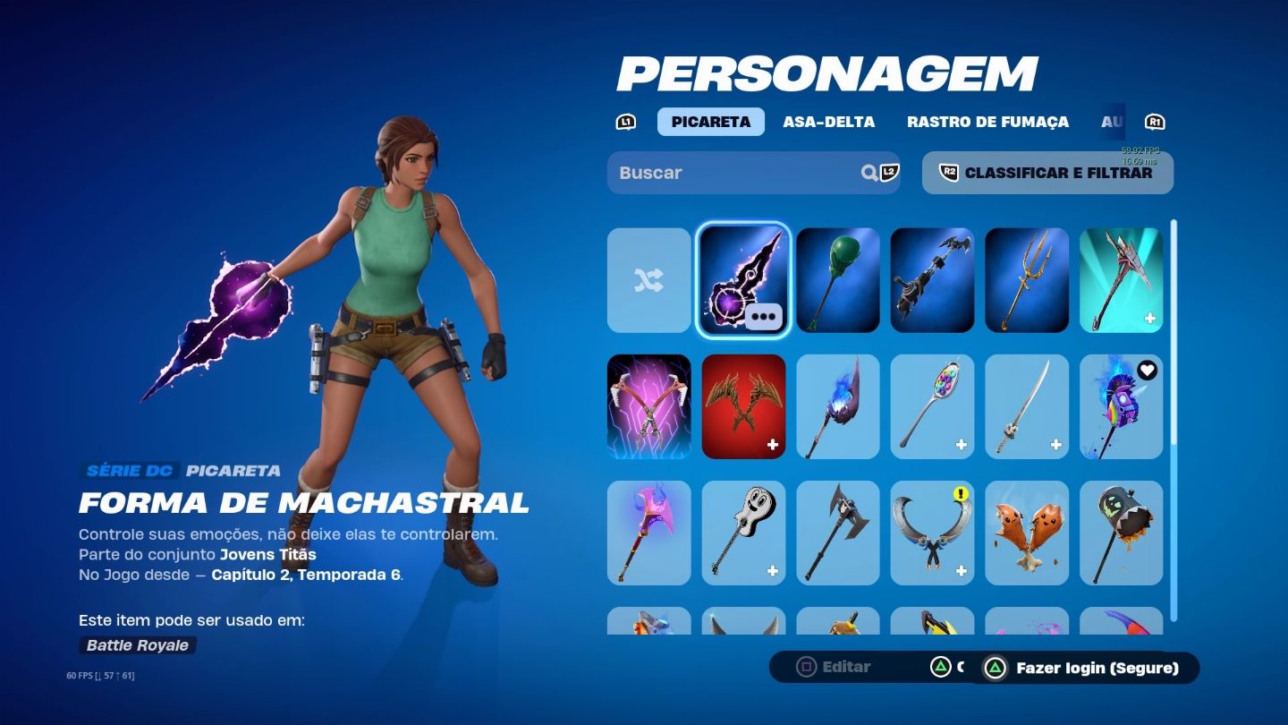 Conta Psn, com conta de Fortnite + skins e GTA San Andreas,detalhes na descrição