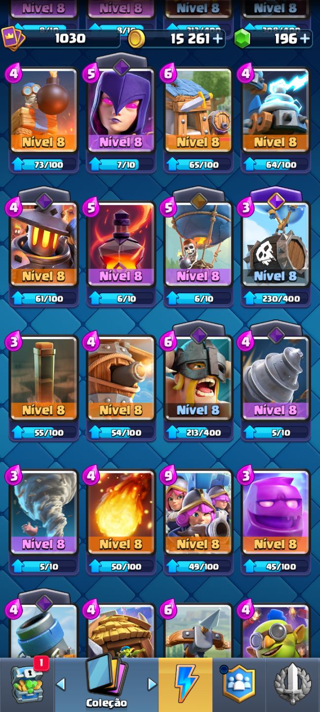 CONTA CLASH ROYALE - ARENA 16