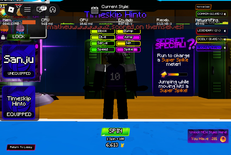 CONTA COM TSH + SANU + SHIELD BREAKER + MAGNETIC + 200 LUCK SPINS