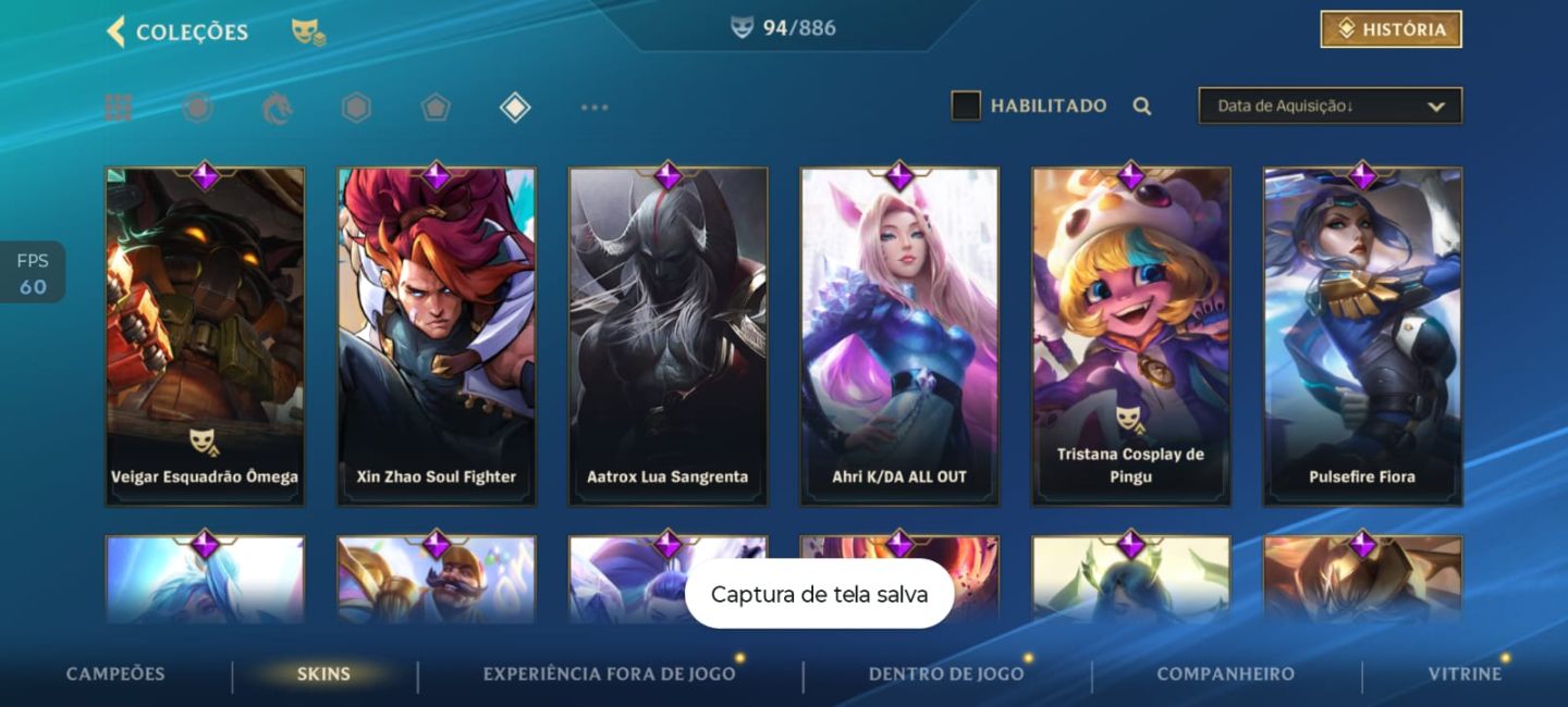 Conta WR Elo Mestre |94 Skins| Deus-Rei Garen + Yone Emissário + Jinx/Vi Arcane