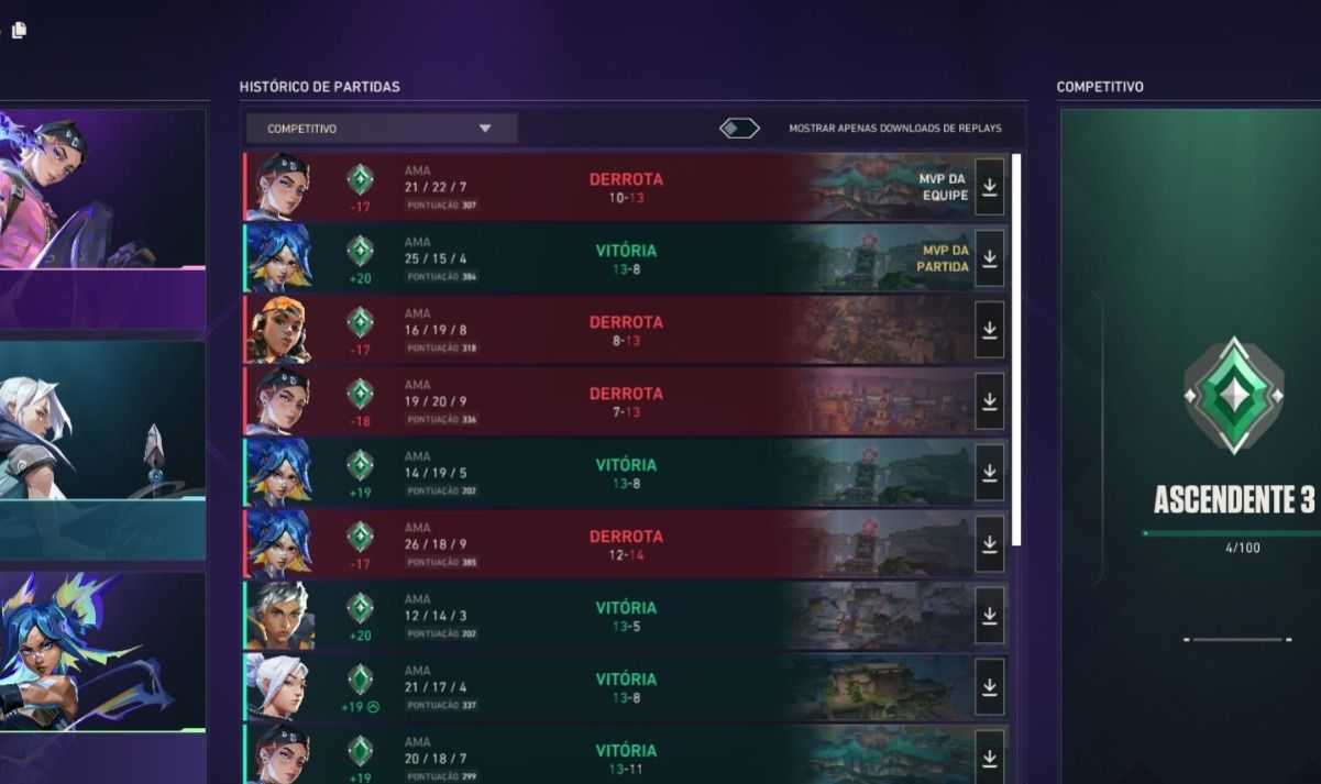 CONTA VALORANT SMURF LEVEL 33 ASCEDENTE 3 COM SKIN VANDAL RGX ( DONO UNICO )