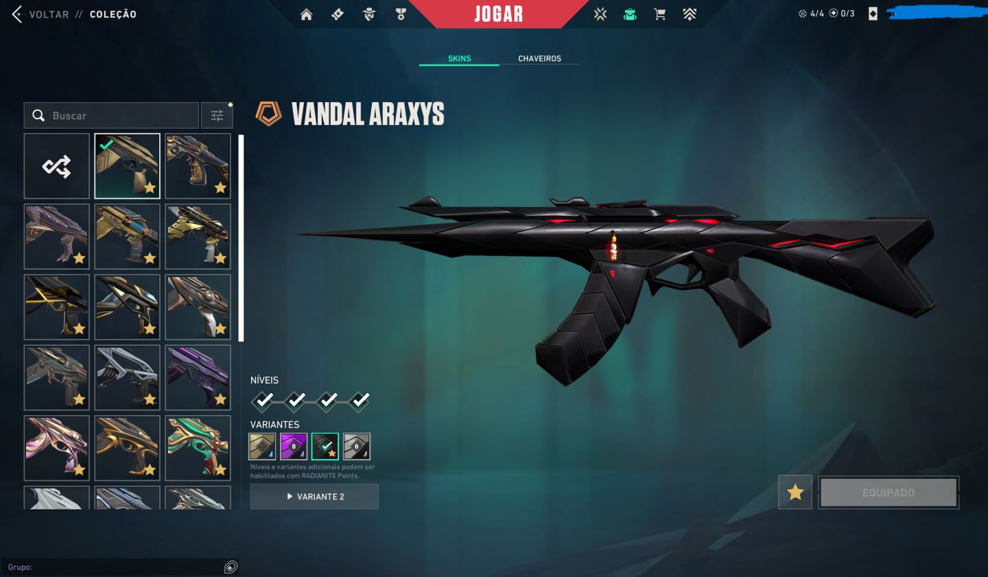 PRA SAIR LOGO Conta Valorant Full Skins Champions ( exceto 2022 )