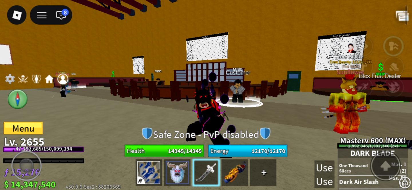 CONTA ROBLOX END GAME BLOX FRUITS DRAGON PERM E OUTROS JOGOS