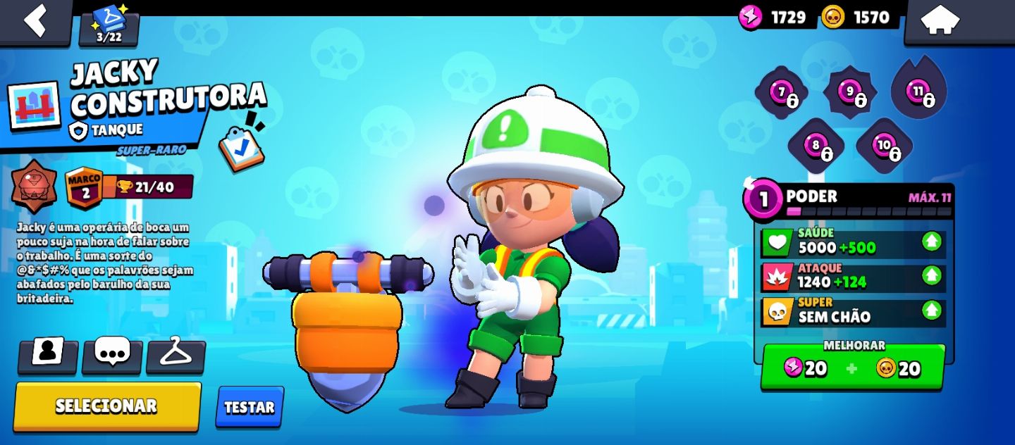 CONTA BRAWL STARS MUITAS SKINS, 5K Troféus 2019