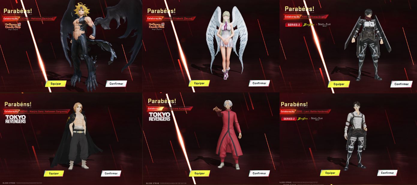 (Melhor Preço)Conta Blood Strike com +8 Itens Permanentes -Skins /Facas/Eternas
