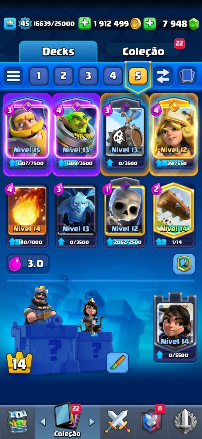 Conta rara clash royale (PROMOÇÃO) para iniciar em alto nível