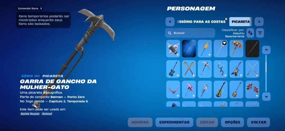 CONTA COM 58 SKINS (SKIN EXTERMINADOR, PICARETA GALIO GÉLIDO, SATORU GOJO)